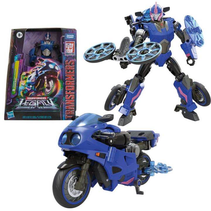 TAKARA TOMY Transformers Arcee Motorcycle Legacy Genuine Deformation Robot Joint Movable Boy Toy
