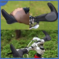 Rubber Bike Handlebar Grips Cover 2PCS Mountain Bike Handle Grip for MTB HandleBar Cover Anti Slip Bike Handlebar Silicone Grip Handle Rubber Shock Absorbing Handle Grip