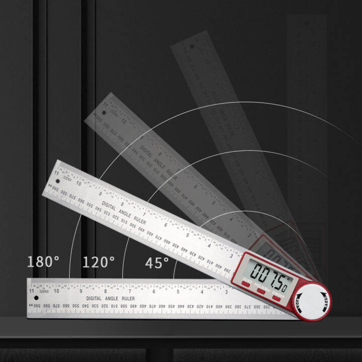 multi-function-angle-inclinometer-ruler-stainless-steel-angle-gauge-digital-electron-goniometer-protractor-for-woodwork