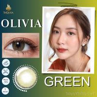 คอนแทคเลนส์ MINI OLIVIA GREEN ✨ ยี่ห้อ KITTY​ KAWAII ; Color Gary / Brown / Olive​ / L-brown​