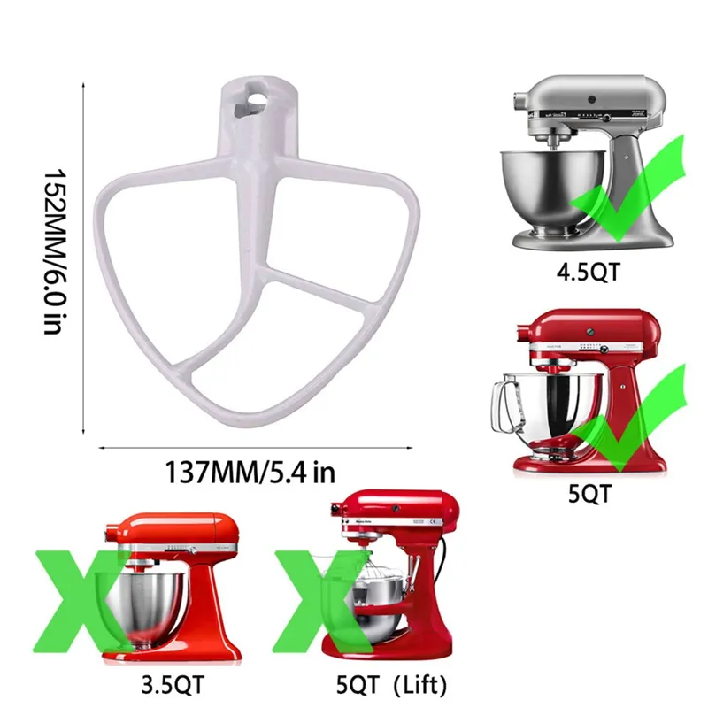 4Pcs Stand Mixer Attachment Holders Mixer Accessories Compatible with Kitchenaid  Mixer Attachments for Store Whisks,Flat Whisks Beaters,Dough Hooks and Wire  Whips,with Screws 