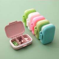 Mini Portable Pills Organizer Case 3 Grids PillBox Tablet Storage Container Weekly Medicine Pills Box Pill Case Drug Dispense Medicine  First Aid Sto