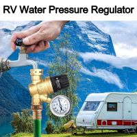 RV Water Pressure Regulator Adjustable Handle Water Pressure Reducer Water Pressure Regulator Valve For RV Campers Garden