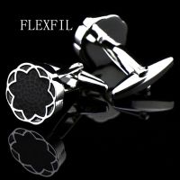 【hot】 FLEXFIL Round Jewelry French Shirt Fashion for Mens Cuff Buttons Shipping