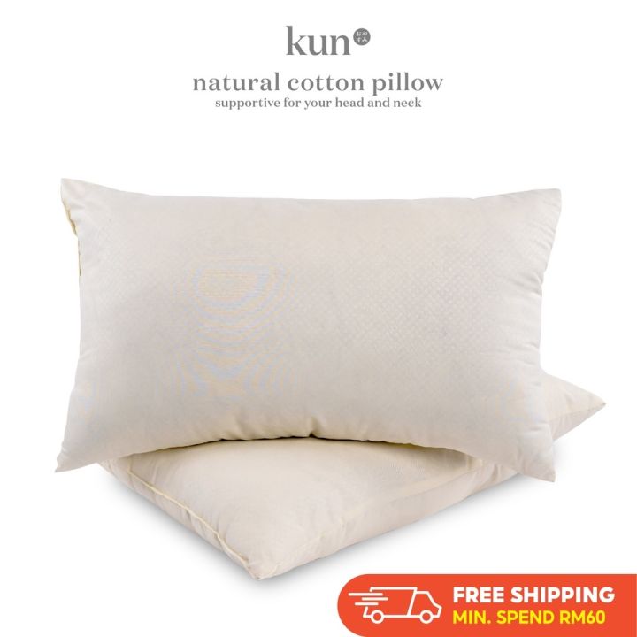 kfrAe6tL Kun Natural Cotton Pillow 100 Kekabu Bantal Kapok Tradisional