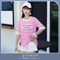 QXshop ✨เสื้อยืดคอกลมลายทางมีหลากหลายสีให้เลือก น่ารักฟุดๆ ของดีแบบนี้อย่าพลาดกันนะครับ?เรียบง่ายและหลากหล