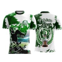 Xzx180305 3D football stadium digital print summer comfort T-shirt male sports