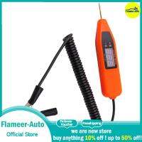 Flameer เครื่องทดสอบแรงดันไฟฟ้าปากกาทดสอบไฟฟ้าไฟเปิดปิดอัตโนมัติสีส้ม