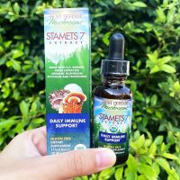 สารสกัดจากเห็ดออแกนิครวม 7 ชนิด (ชนิดน้ำ) Host Defense® Stamets 7 Extract Daily Immune Support 30 mL. (Fungi Perfecti®)