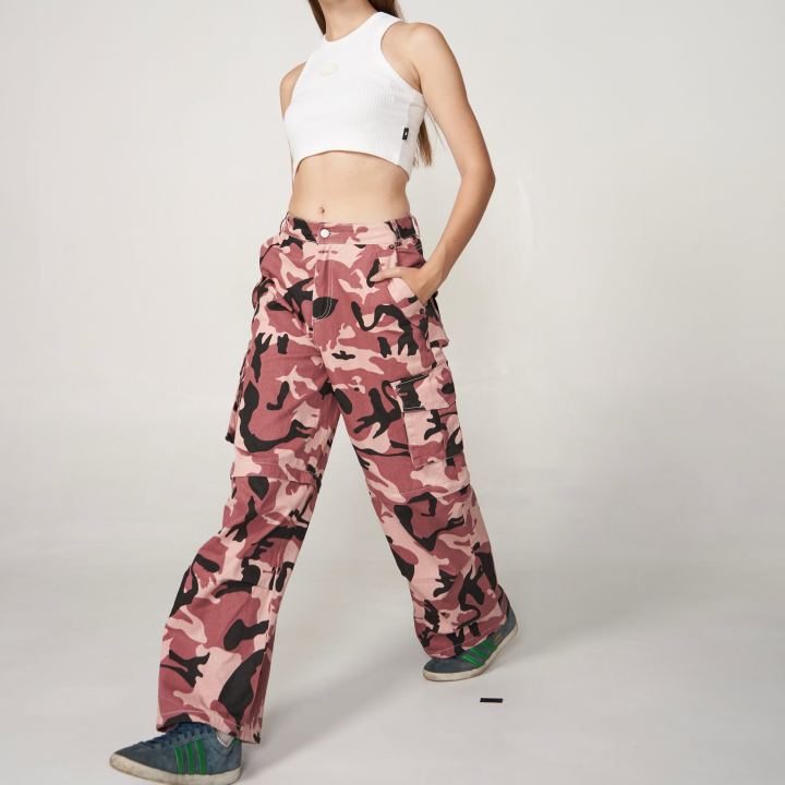 PINK CAMOUFLAGE PANTS | Lazada.co.th