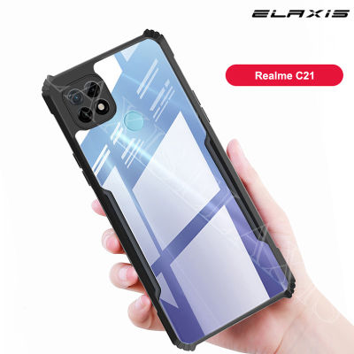 ELAXIS เคสโทรศัพท์สำหรับ Realme C21/Realme C21Y/Realme C25Y/Realme GT 5G/GT Neo 5Gเคสมือถือซิลิโคนนิ่มปกหลังปลอดภัยอะคริลิคใสเคสป้องกันการกระแทก