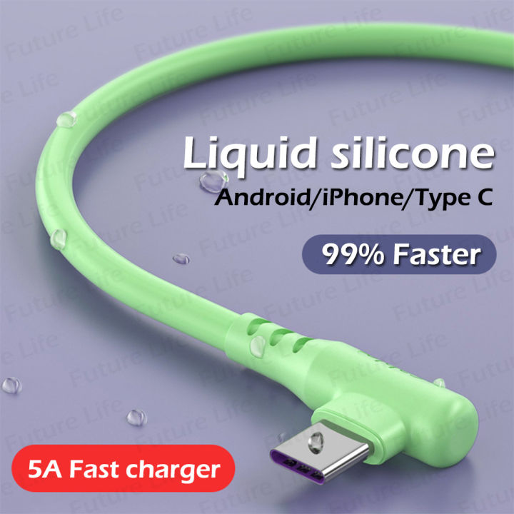 5a-super-fast-charging-elbow-cable-micro-usb-type-c-usb-data-cable-l-shape-charger-cabl-soft-silicone-cable-play-game-charge