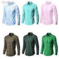 ▬▩✔ Brand 2019 Men Shirt 17colors Sleeve Business Camisa Masculina Male Hawaiian Shirts