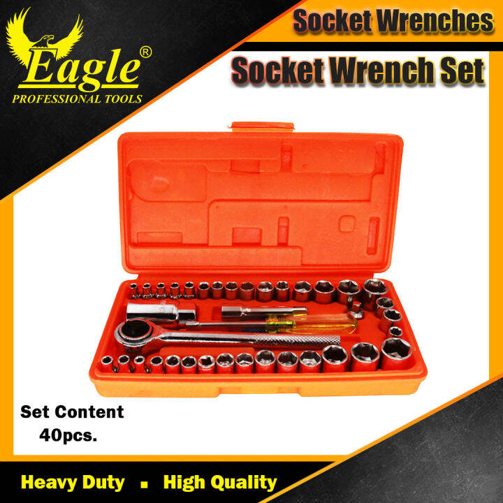 Eagle Tools Pcs Socket Wrench Set Lazada Ph