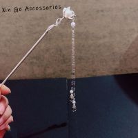 [COD] Antique Hanfu Hairpin Plate Hair Stick Chinese Headdress Accessories Female hzsTH