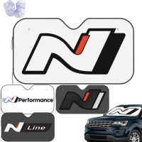 Hyundais N Performance Car Universal Windshield Sunshade 70x130cm Hyundai-N Foils Car Window Windscreen Cover Blinds