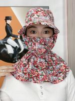 ◙☊♞ Cotton silk ladies dry farm work sun hat tea picking summer sunscreen windproof dust face neck light