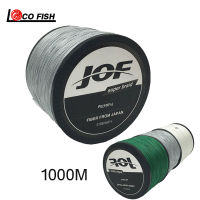 LOCO FISH สาย PE ถัก 4 หุ้น เหนียว ทน ยาว 1000 เมตร - Fishing line wire 15-100LB for Carp Fishing สายเบ็ดตกปลา PE สายถัก 4 เส้น ยาว 1000 เมตร แรงม้าสูง