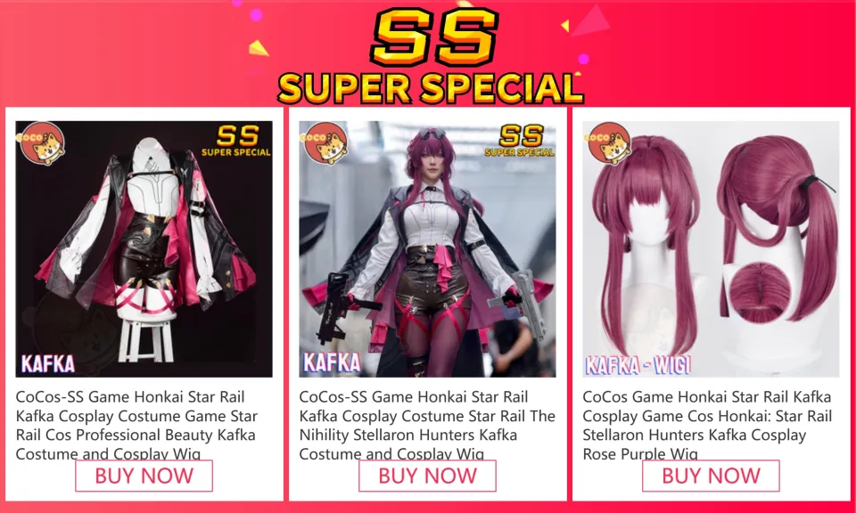 CoCos-SSS Game Honkai Star Rail Kafka Cosplay Costume Star Rail