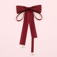 【cw】 Bow tie female British Korean version cute top Adjustable Suspenders ribbon bow match decoration