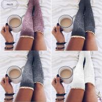 BULITE Women Knee Over Knit Leggings Long Boot Socks Stocking Leg Warmers Thigh-High