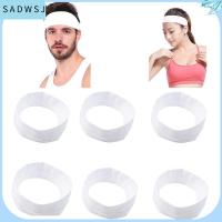 SADWSJ 3Pcs Sweatbands ยืดได้ยืดหยุ่น อีลาสติก ที่คาดผมดูดซับเหงื่อ ป้องกันการลื่นไถล สายรัดออกกำลังกาย กีฬา headbands ที่คาดผมสำหรับวิ่ง วงผมโยคะ