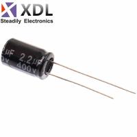 20PCS Higt quality 400V2.2UF 8*12mm 2.2UF 400V 8*12 Electrolytic capacitor hjxrhgal WATTY Electronics