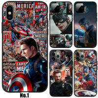 27XVV Marvel Captain America อ่อนนุ่ม High Quality ซิลิโคน TPU Phone เคสโทรศัพท์ ปก หรับ iPhone 7 8 11 12 13 14 Pro XS Max SE X XR Plus SE