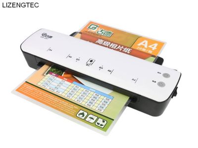 LIZENGTEC Roll Laminator Machine New Professional Office New Design Hot Fast Warm-Up for A4 Paper Document Photo