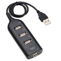 USB Hub 2.0 Multi-USB High Speed Hub Splitter 4-Port USB Hub Adapter for Laptop Receiver Computer Accessories