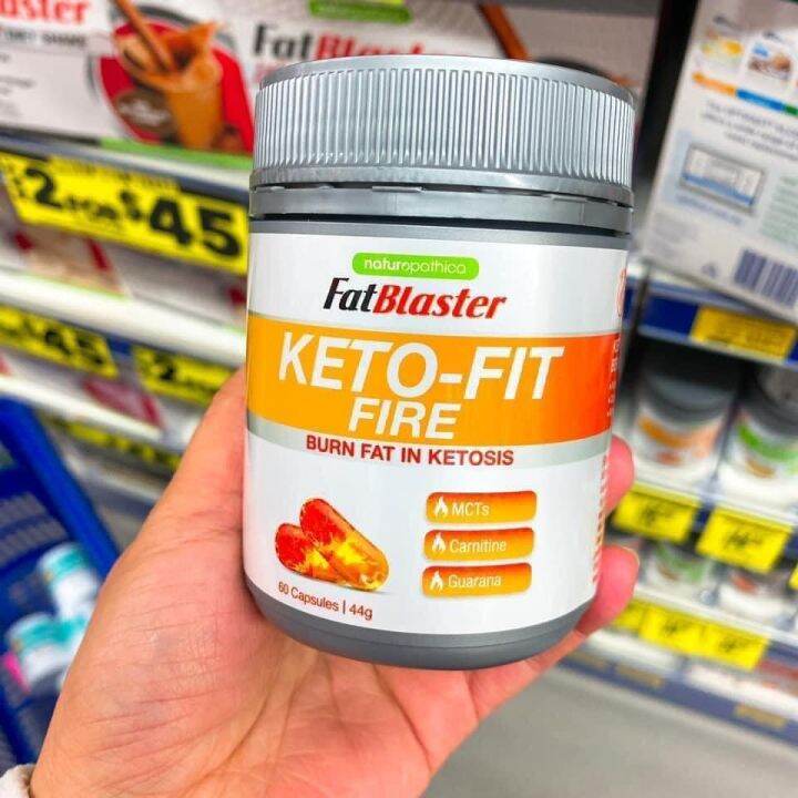 Bill Úc Viên uống giảm cân Naturopathica Fatblaster Keto Fit Fire 60 viên Lazada.vn