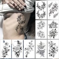 【hot】✙◈✥  Temporary Sticker Waist Ankle Vine Flowers Flash Tatoo Fake Tatto Men