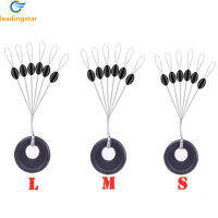 LeadingStar Fast Delivery Fishing Float Stopper Black Long Cylindrical Round Head Space Bean Fishing Gear Accessories