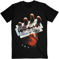 Judas Priest British Steel เสื้อยืดอย่างเป็นทางการ MERCH