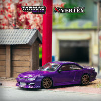 Tarmac Works 1:64 Model Car Silvia S14 Alloy Die-Cast Vehicle - Metal Purple