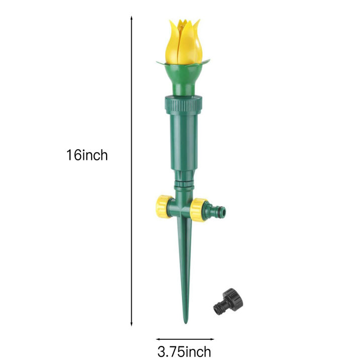 สปริงเกอร์เครื่องพ่นละอองน้ำสนามหญ้ารูปดอกทิวลิปสำหรับของแท้คุณภาพสูงรดน้ำสวนกลางแจ้งที่อ่อนโยนสปริงเกอร์สนามหญ้าสวน