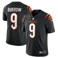 เสื้อกีฬาแขนสั้น คอปก ลาย NFL Jersey Cincinnati Bengals Joe Burrow สําหรับผู้ชาย