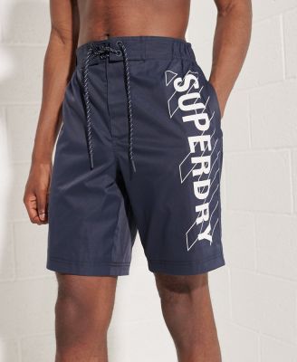 SUPERDRY CLASSIC BOARD SHORT 19 INCH กางเกงว่ายน้ำขาสั้น กางเกงเล่นบอร์ด สำหรับผู้ชาย