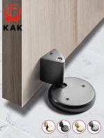 KAK Adjustable Mechanical Door Stopper Nail-free Sticker Heavy Duty Wind-proof Door Holder Doorstop Protect Wall Door Hardware