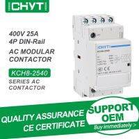 Gratis Ongkir CHYT KCH8-25 4P 4NC 4NO หรือ2NO 2NC AC 400V 25A รางดินไฟฟ้าติดตั้งในครัวเรือน