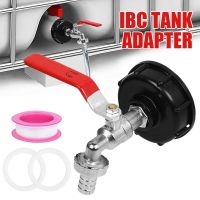 [HOT] 1pc S60X6 IBC Tank Tap Adapter 1/2 quot; Thread Hose Fuel Water Tank Connector Replacement Garden Faucet Valve Fitting