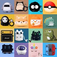 Cute Cartoon Earphone Cover For Airpods 1 2 3 Pro 3D Cartoon Headphone Case For Apple Airpods Pro 1 / 2 / 3 Case Charging Box