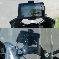 New Motorcycle Front Mid Navigation Bracket GPS Mobile Phone Charging For Ducati MULTISTRADA 1200 2010 2011 2012