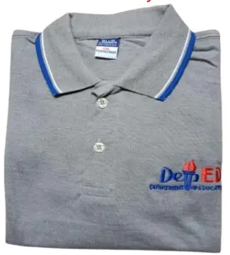 DEPED POLO shirts uniform for FULL SUBLIMATION POLO SHIRT