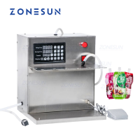 ZONESUN Liquid Filling Machine DFGBขนาดกะทัดรัดควบคุมด้วยตัวเลขเครื่องบรรจุของเหลวเครื่องควบคุมแบบดิจิตอล