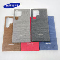 Samsung Galaxy S23 Ultra เคสโทรศัพท์ผ้าใบปกหนังป้องกันการตกกลับเคสสำหรับ Galaxy S23 Plus S23ultra s23plus 5G-SLPPP STORE