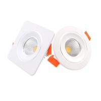 Led COB Down Light 6W 9W Dimmable Spot Light Recessed Lights AC85-265v Ceiling Light Aluminium 75mm