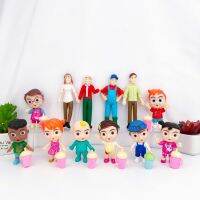 【SALE】 tiorinsecur1988 12ชิ้น/เซ็ต Cocomelon Action Figure ของเล่น PVC รูปตุ๊กตารุ่นอะนิเมะ Cocomelon ของเล่นสำหรับเด็กของขวัญเด็ก8-12ซม.เค้กตกแต่ง