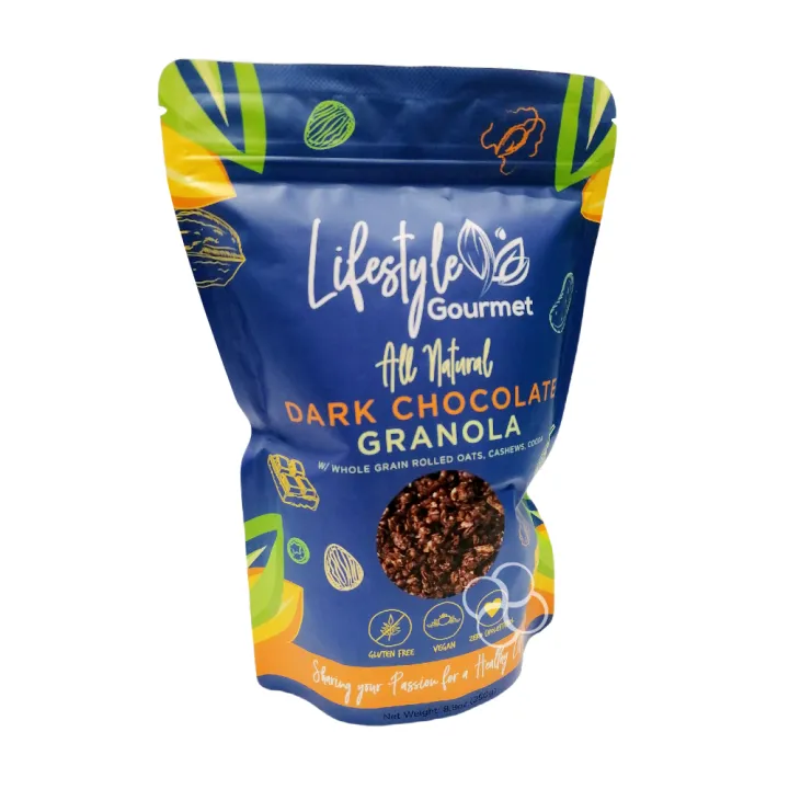 Lifestyle Gourmet Dark Chocolate Granola 250g Lazada PH
