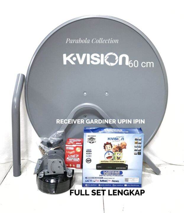 Parabola Full Set Kvision Gardiner Bonus Receiver Kvision Lazada